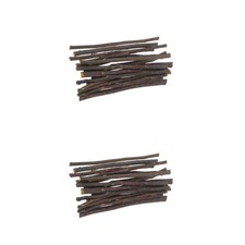 2pcs 1 Bag Hamster Chew Toys: 200g Wood Tree Branches Pet Snacks for Rabbit