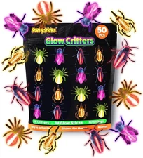 Halloween Glow Skeletons  Pumpkins - Glow Sticks Party Favors  Supplies