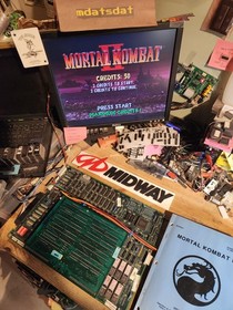 MORTAL KOMBAT 2 PCB JAMMA ARCADE MAIN BOARD ONLY REV 3.1 WORKING!!!! MIDWAY 