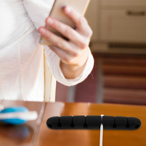 2 Pcs Desktop Cable Organizer Office Cord Clips for Pink Adhesive - 第 9/12 張圖片