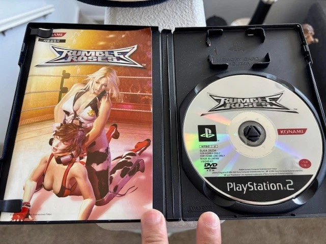 Jeu PS2 Rumble Roses – Complet (Boîte, Livret, Disque) Version Française – Très Bon État
