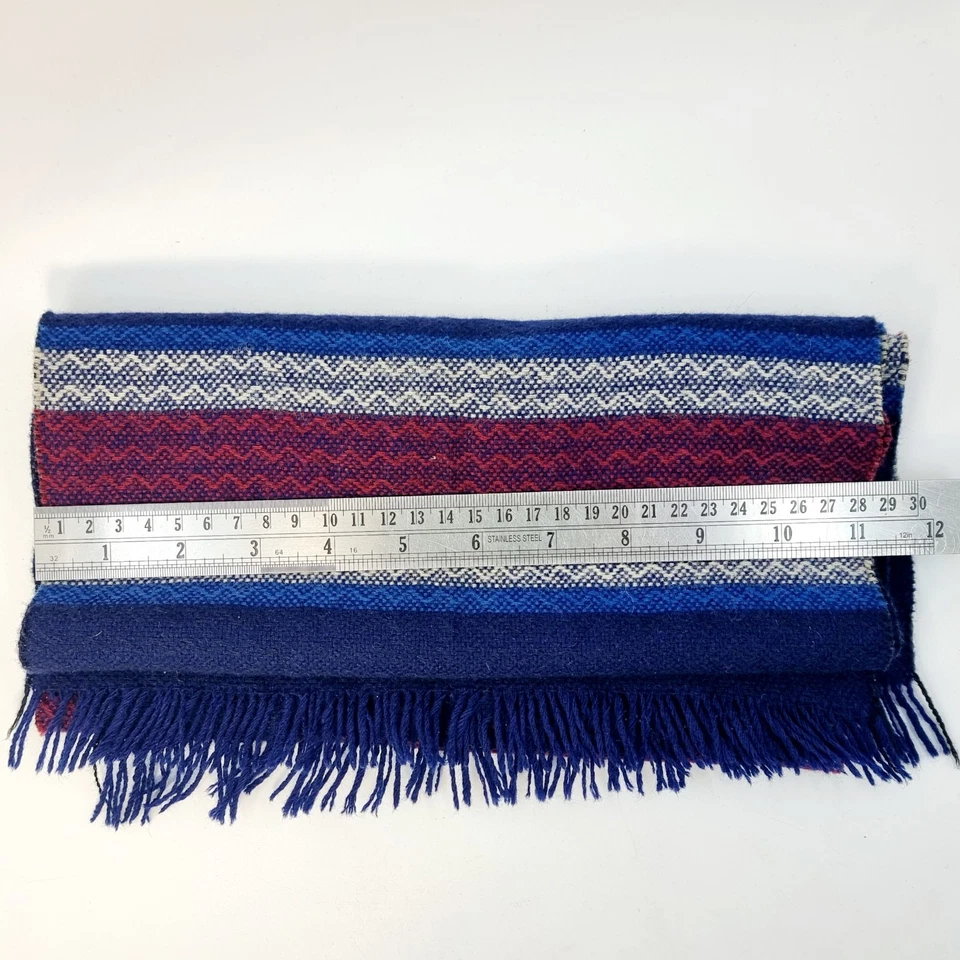 Hamilton Pure Wool Scarf Made in England 1960’s 115cm Long x 28cm Wide Vintage - Image 3 of 4