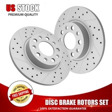 Rear Brake Rotor For 2015-2025 Fiat 500x Jeep Compass Renegade Dodge Hornet