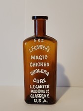 L. F. GANTER'S MAGIC CHICKEN CHOLERA CURE GLASGO, KY. VET. MEDICINE