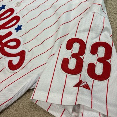 Majestic Philadelphia Phillies Cliff Lee #33 Jersey Size 48 | eBay