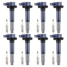8x Ignition Coil & Iridium Spark Plug for Ford F-150 Mustang GT 11-16 5.0L V8