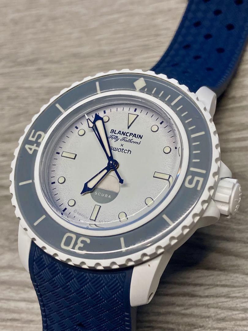 スウォッチ　ブランパン　コラボ　ANTARCTIC OCEAN Blancpain x Swatch Antarctic Ocean Limited Edition Watch