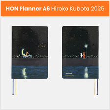 Hobonichi Techo 2025 HON Hiroko Kubota / Crescent Moon Delivery A6 Japanese ver