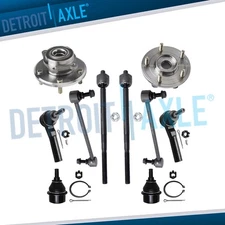 Front Wheel Bearing Hubs Sway Bars Suspension Kit for 2009 - 2020 Dodge Journey