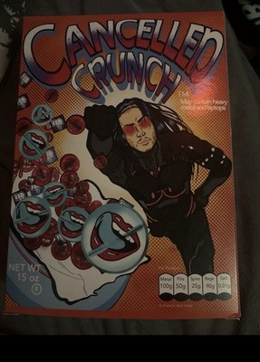 Falling in reverse Cancelled Crunch Box with lyrics to watch the world burn 