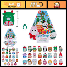 Holiday Countdown Calendar with 24 Mini Squishies - Fun Plush Collectibles!