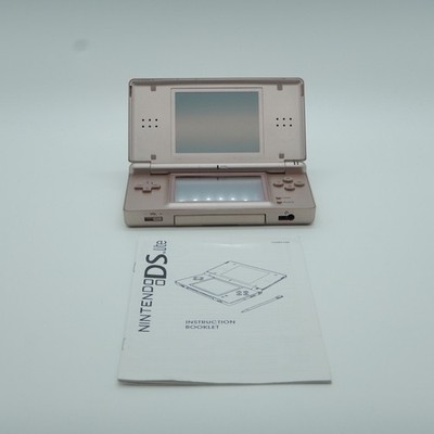 Nintendo DS Lite Handheld Spielkonsole Metallic Rose Nintendogs Edition