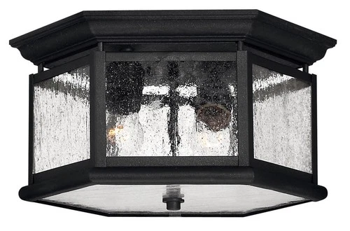 Hinkley 1683BK Edgewater Flush 2-Light Outdoor - Picture 2 of 2