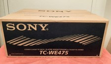NIB-Factory Sealed-SONY TC-WE475 WE 475 Stereo Double Cassette Deck