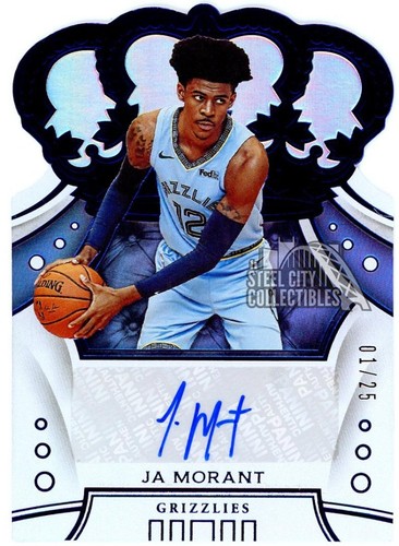 Ja Morant #CR-JMT 2019 Panini Crown Royale Rookie Autographs card