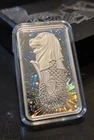 PAMP Radiant Merlion Hologram Singapore mint  .999 Silver Bar. Only 8,000 minted
