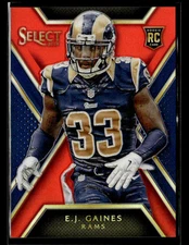 E.J. Gaines 2014 Panini Select #145 Prizm Orange /75 St. Louis Rams