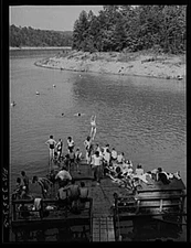 Norris Dam, Tennessee. Tennessee Valley Authority (TVA). Lake created by Norris