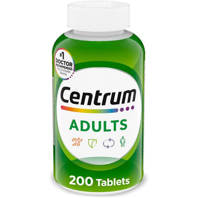 Centrum Adult Multivitamin/Multimineral Supplement with Antioxidants - 200 Count