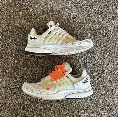 Off white Nike Prestos Size 10. Includes everything. Box, laces, and tag!