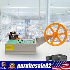 280W Hot&Cold Cutter Automatic Tape Cutting Machine For Cutting Leather Ribbon