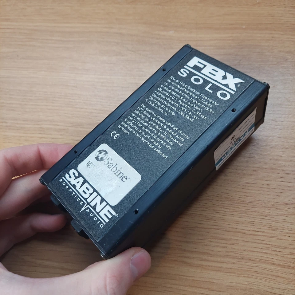 Sabine FBX Solo Feedback Exterminator, SL-820, 1996, UNTESTED, READ DESC. - Image 2 of 4