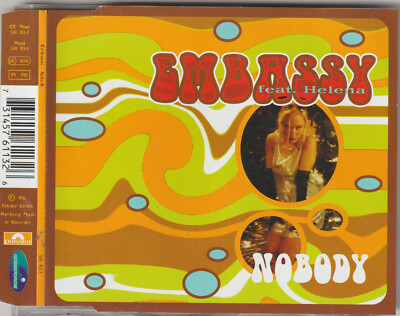 Embassy - Nobody (1996, feat. Helena) [3 Track Maxi CD]
