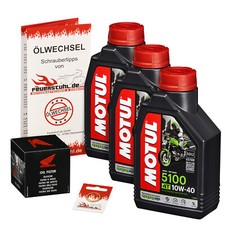 Honda VT 750 C/CS Shadow (RC50) 04-16, ORIGINAL Ölfilter + MOTUL 5100 Öl 10w40