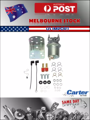 Carter Gold 4070 Competition Fuel Pump Electric External 4-6 PSI + Bracket P4070