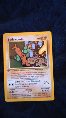 First Edition Sudowoodo