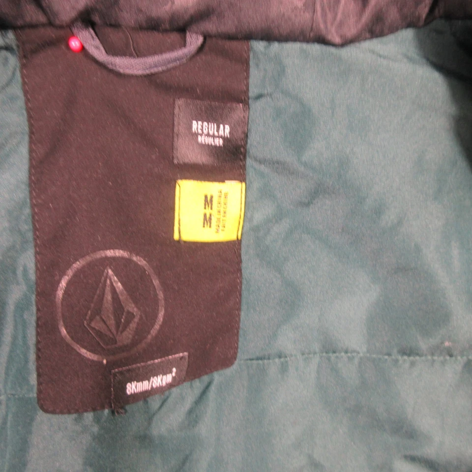 Chaqueta de Snowboard Volcom Juvenil M Negra Gris Amarilla Esquí Invierno Nieve Ventilada Usada en Excelente Condición Foto 3 de 4