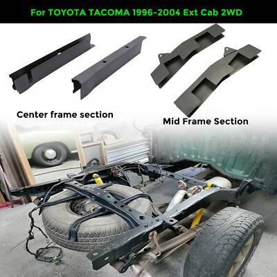 Mid & Rear Frame Rust Repair Kit w/Spring Mount for Toyota Tacoma 96-04 Ext Cab