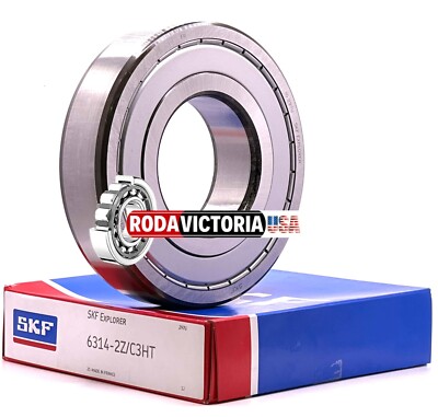SKF 6314 ZZ/C3 HT DEEP GROOVE BALL BEARING 70x150x35mm | eBay