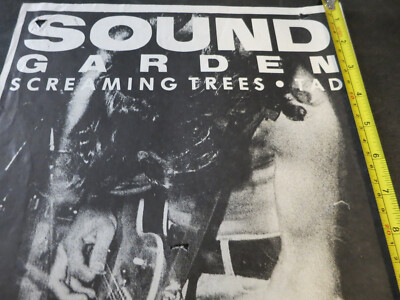 Soundgarden The Screaming Trees & Tad 1989 concert flyer 11x17