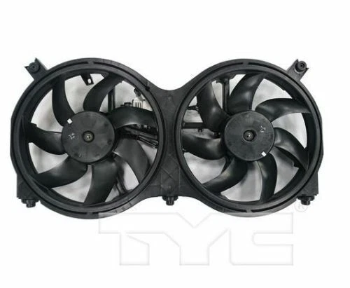 双散热器和冷凝器风扇组件适用于 2013 - 2017 年日产探路者 — 第 2/3 张图片