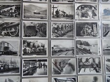 BRITISH RAILWAYS   VINTAGE 48 PHOTO CARD SET by SENIOR SERVICE 1938