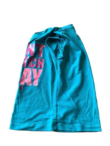 Under Armour Short Sleeve Shirt Cotton Youth Girls Size 4T Blue Softball EUC - Picture 4 of 9