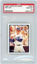 1983 Topps Stickers #244 Ron Cey - PSA 10 GEM MINT