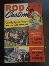Rod & Custom Magazine June 1959 Candy Apple 'Caps (AJ)