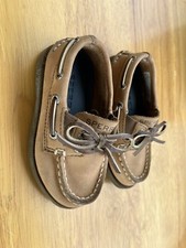 SPERRY Top-Sider Sahara Beige Leather Shoes Boys Toddlers 5.5 M CB50670