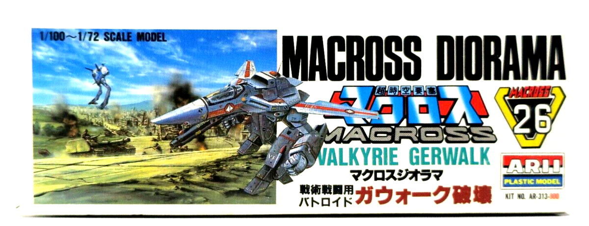 Arii Macross 1/100~1/72 Macross Diorama VF-1J Gerwalk Model