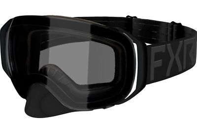 FXR Ride X Spherical Snow Goggles Black Ops w/Gray Lens