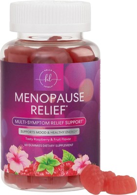 Menopause Relief Gummies - Multi Benefit Menopause Supplements for Women (30 ...