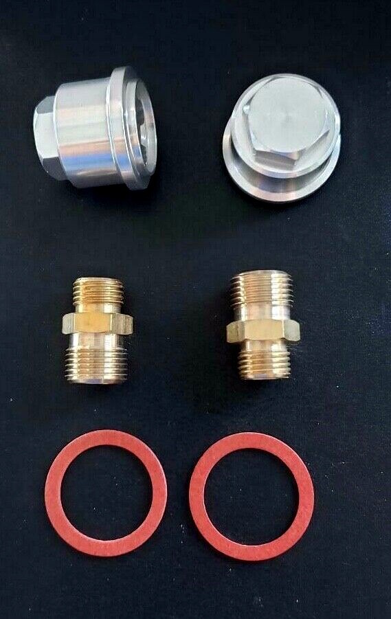Dellorto Float Bowl Nut Set+main jet barrel PHF/ PHM 32-36-40 mm Ducati Guzzi