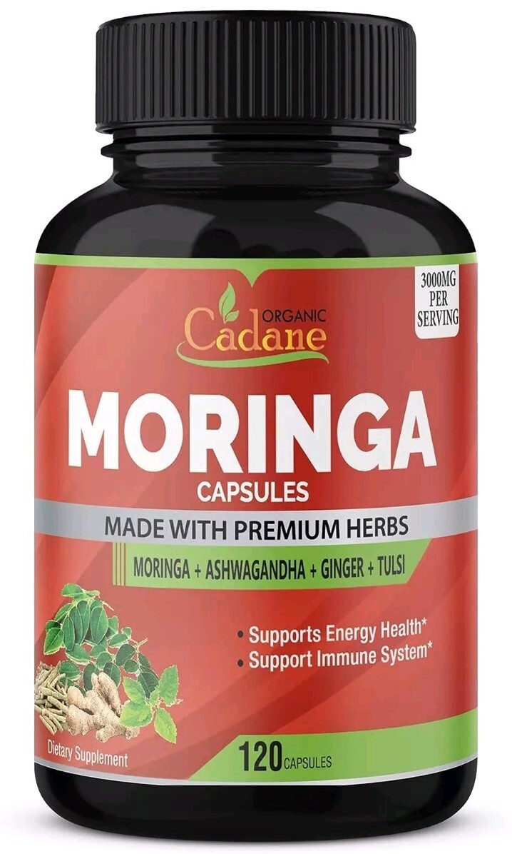 Advanced Moringa 90 Capsules 3000mg | 45 Days Supply | UK Made, £2.95