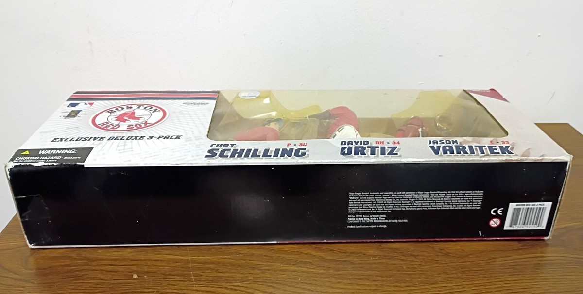McFarlane Toys Boston Red Sox Deluxe 3-pack Schilling Ortiz
