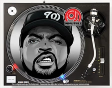 Ice Cube Fan Art - 7"-12" DJ slipmat for LP turntable record player 