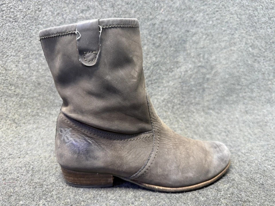 OTBT ботинки Vibram кожи Western женщин 7,5 серый Moto лодыжки - Изображение 2 из 4