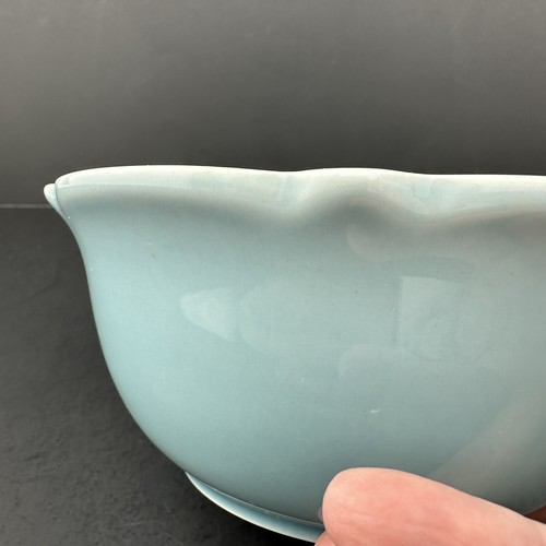 Threshold WELLSBRIDGE Aqua Blue Cereal Bowls (2) Scalloped Edge MINT Condition - Picture 5 of 21