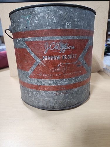Vintage Sears & Roebuck J.C. Higgins Minnow Bucket
